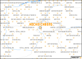 map of Hocheichberg