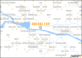 map of Hoch Elten