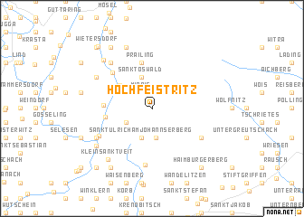 map of Hochfeistritz