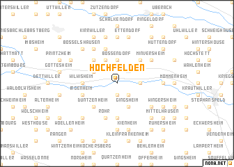 map of Hochfelden