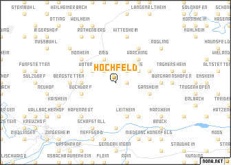 map of Hochfeld