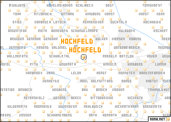 map of Hochfeld