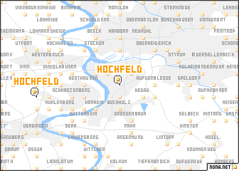 map of Hochfeld