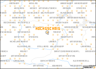 map of Hochgschaid