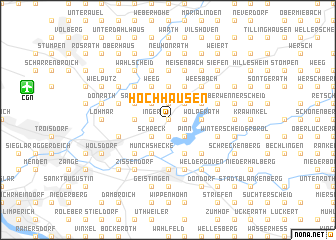 map of Hochhausen