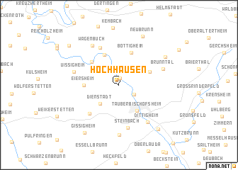 map of Hochhausen