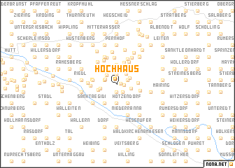 map of Hochhaus
