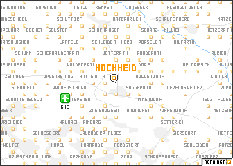 map of Hochheid