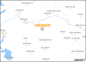 map of Hochheim