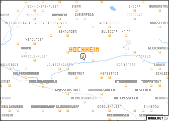 map of Höchheim