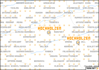 map of Hochholzen