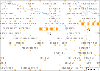 map of Hochkuchl
