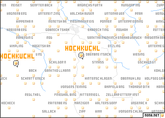 map of Hochkuchl