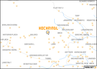 map of Hochrindl