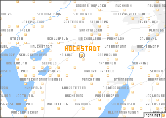 map of Hochstadt
