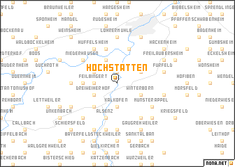 map of Hochstätten