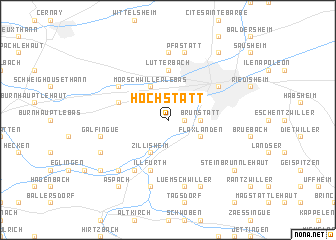 map of Hochstatt