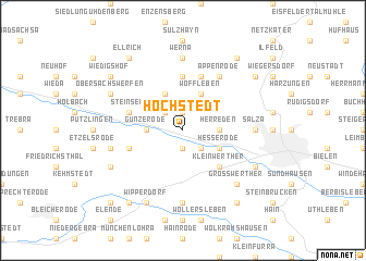 map of Hochstedt