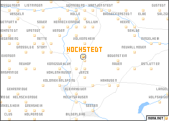 map of Hochstedt