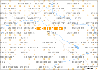 map of Höchstenbach