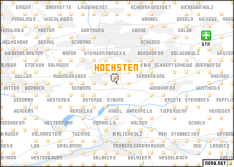 map of Höchsten