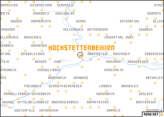 map of Hochstetten bei Kirn