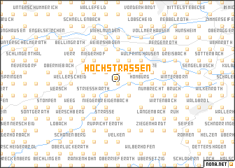 map of Hochstraßen