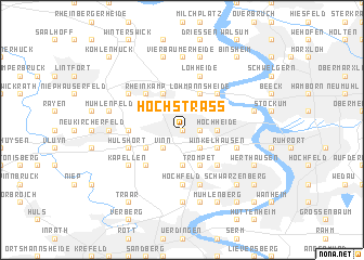 map of Hochstraß