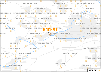 map of Höchst