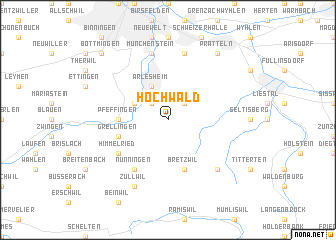 map of Hochwald