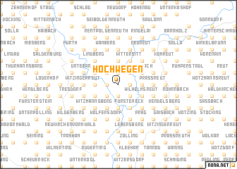 map of Hochwegen