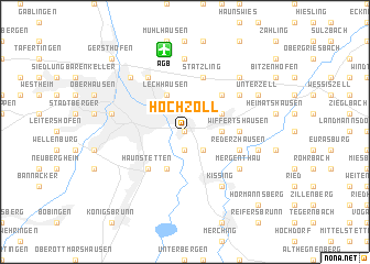 map of Hochzoll