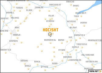 map of Hoçisht
