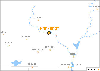 map of Hockaday