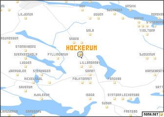 map of Höckerum