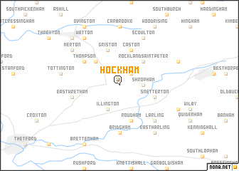 map of Hockham