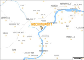 map of Hockingport