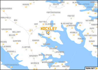 map of Hockley