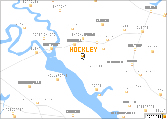 map of Hockley