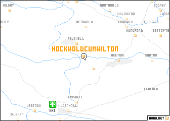 map of Hockwold cum Wilton