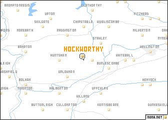 map of Hockworthy