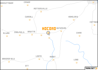 map of Hocomo