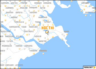 map of Hòc Thi