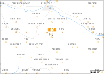 map of Hodăi