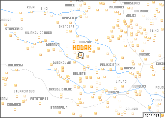 map of Hodak