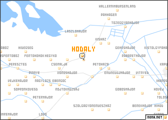 map of Hodály