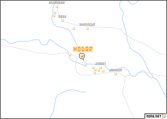 map of Hodār