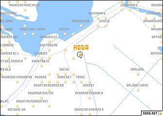 map of Hồ Ðá