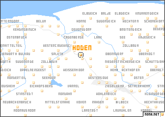 map of Höden