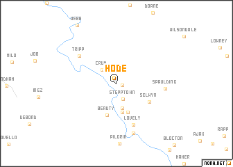 map of Hode